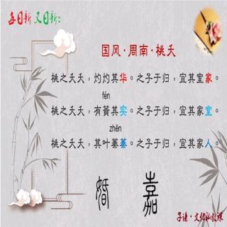 日有所诵-25《桃夭》吟诵