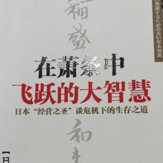 在萧条中飞跃的大智慧 第一章“把萧条当做再发展的飞跃平台” 01