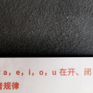 1.元音字母在开、闭音节中的发音规律