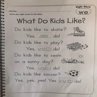What do kids like？