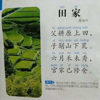 田家聂夷中拼音图片