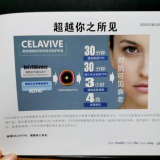 CELAVIVE革命性的细胞护肤营养品