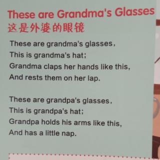 These are grandma's glasses