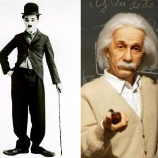 爱因斯坦和卓别林