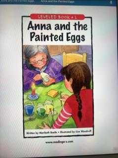 Anna and the painted eggs