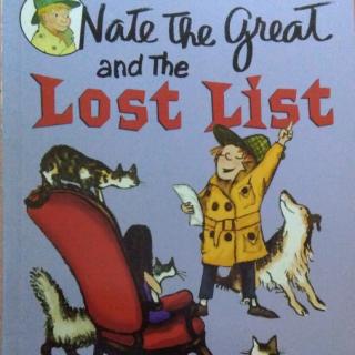 Nate the Great and the lost list