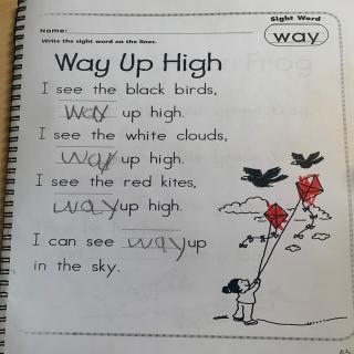 Way up high