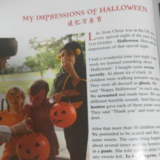 My Impressions of Halloween (一)