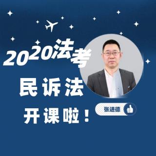 2020法考民诉法张进德：民事诉讼法课程体系