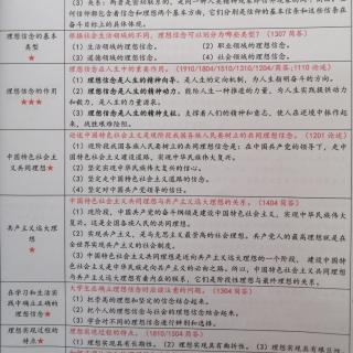 16-1★中国特色社会主义理想与共产主义理想的关系