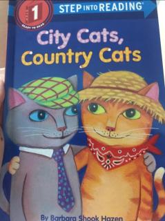 【英文绘本】City Cats,Country Cats