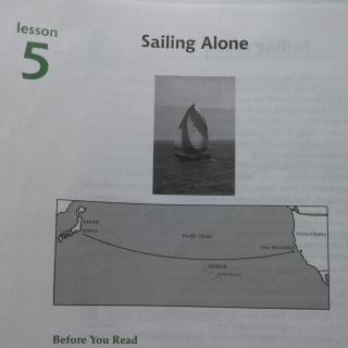 雪儿读U7L5-Sailing Alone 240词《中学生百科1》