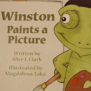 Winston paints a picture