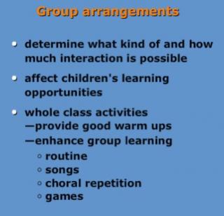 Group Arrangements