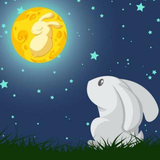 《小兔子等月亮》