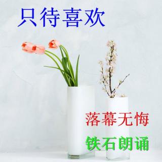 《只待喜欢》落幕无悔 ；铁石朗诵