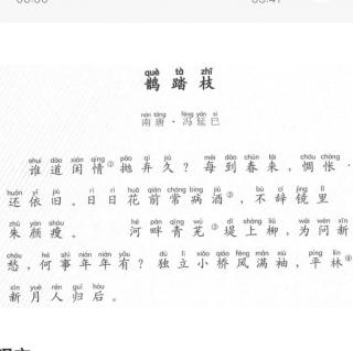 ［又又读诗·其他诗词］104.鹊踏枝·谁到闲情抛掷久（冯延巳）