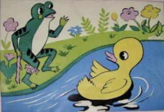 教师故事团《小黄鸭和小青蛙》（小班）苏琬