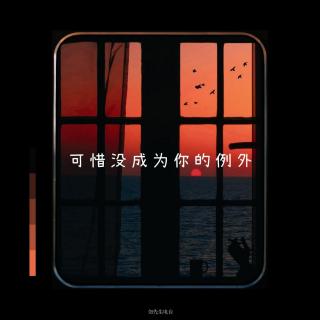 可惜没成为你的例外