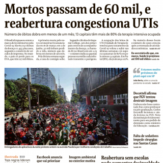 巴西新冠死亡人数超6万，重启经济重症病房不堪重负-每日读报