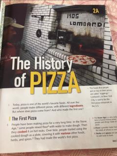 The history of pizza