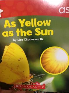 Sight Word 18 As Yellow as the Sun