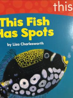 Sight Word A 19 This Fish Has Spots