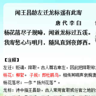 闻王昌龄左迁龙标遥有此寄