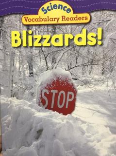 Science Vocabulary Readers - Blizzards！