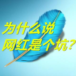 448 为什么说网红是个坑？