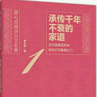 《传承千年的家道》（第九讲、《诫兄子严、敦书》   2）