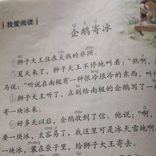 我爱阅读《企鹅寄冰》