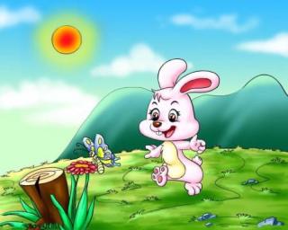 小兔子种花