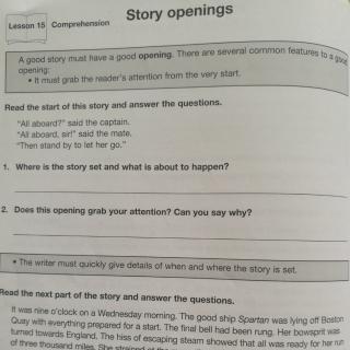 语法知识Lesson 15（9～10岁）
