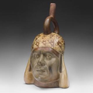 统治者的肖像瓶·芝加哥博物馆·莫切人的“头号”提瓶