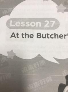 At the Butcher's 听写