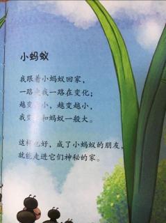 儿童诗18《小蚂蚁》