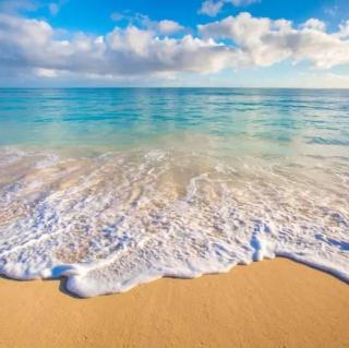 【纯净自然声】 听海水拍打在沙滩上的声音