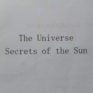 宇宙—太阳的秘密   01