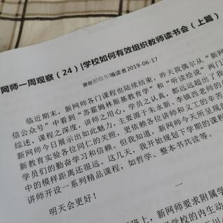 郝晓东《新网师一周观察》（24）