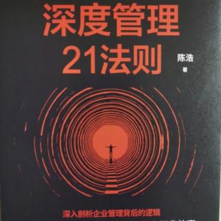 深度管理21法则 11-14