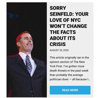 【30】Sorry Your love of NYC won't change the facts about its crisis