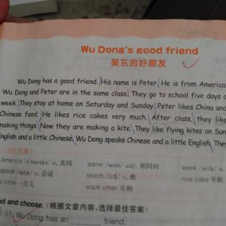 Wu Dong's good friend