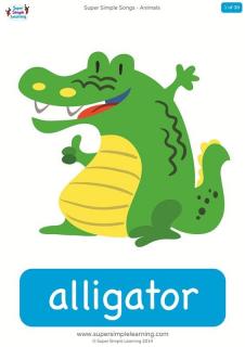 A is for alligator