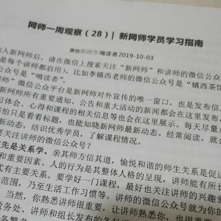 郝晓东《新网师一周观察》（28）