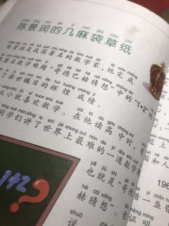 《陈景润的几麻袋草纸》