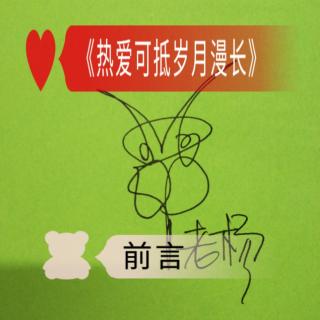 热爱可抵岁月漫长：前言