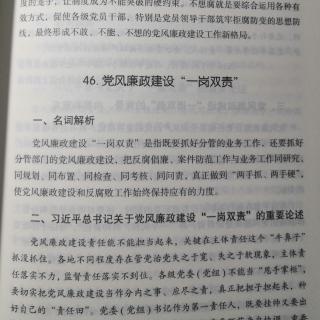 党风廉政建设“一岗双责”，《新时代热词》编写组 编