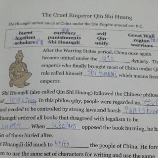 The Cruel Emperor Qin Shi Huang