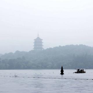 雨中西湖     李生德